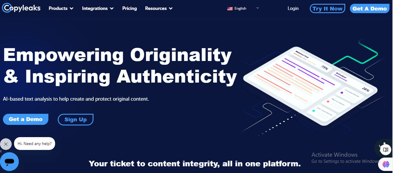 Copyleaks - Empowering originality and inspirational credibility.